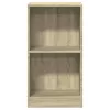  sonoma-tölgy színű forgácslap könyvespolc 40 x 24 x 75 cm