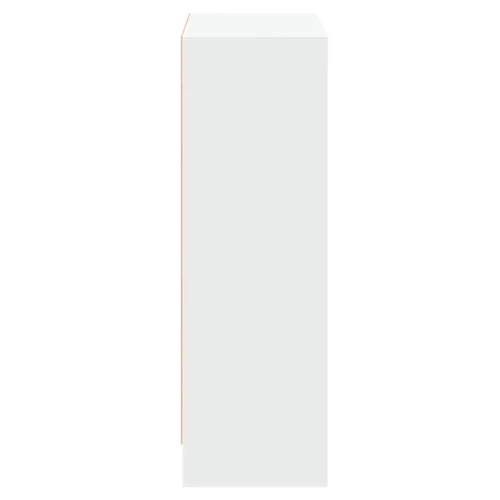  fehér szerelt fa könyvespolc 60 x 24 x 76 cm