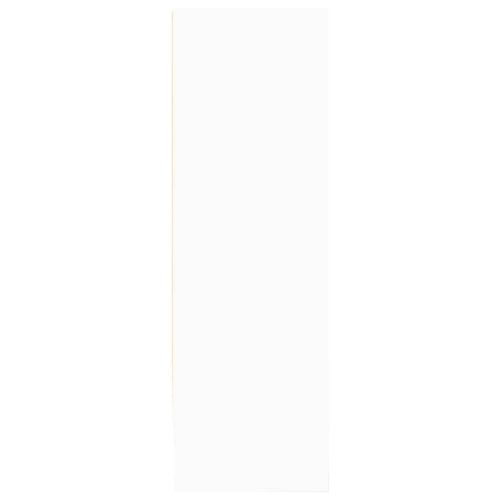  fehér szerelt fa könyvespolc 80x24x75 cm