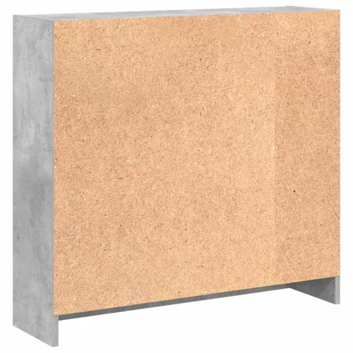  betonszürke forgácslap könyvespolc 80 x 24 x 75 cm