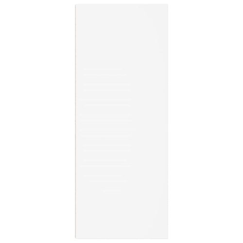  fehér szerelt fa könyvespolc 40x30x76,5 cm