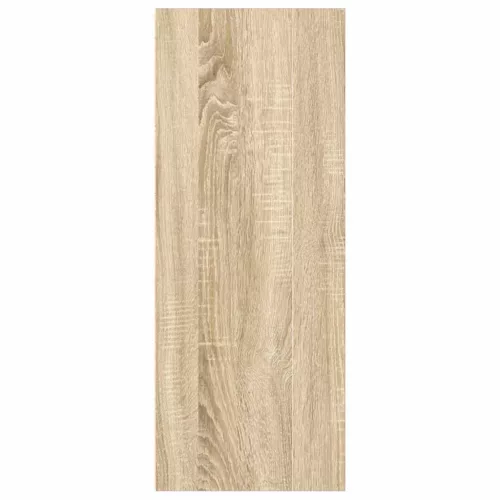  2-szintes sonoma színű szerelt fa könyvszekrény 40x30x76,5 cm