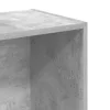  2-szintes betonszürke forgácslap könyvszekrény 40x30x76,5 cm
