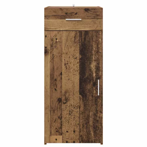  Tárolószekrény fiókkal Öreg fa 40 x 42,5 x 93 cm Mérnöki fa