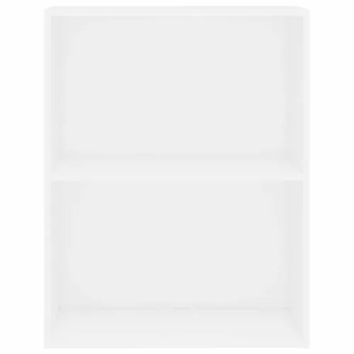  fehér szerelt fa könyvespolc 60x30x76,5 cm