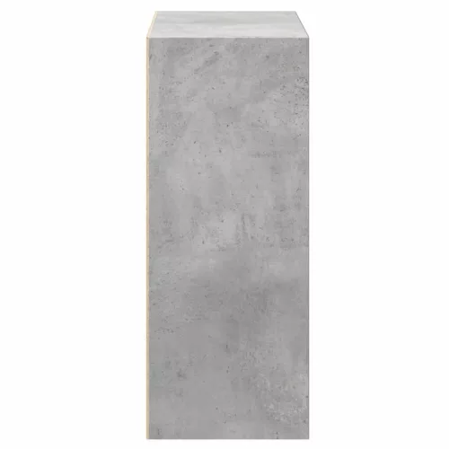  2 szintes betonszürke forgácslap könyvszekrény 60x30x76,5 cm