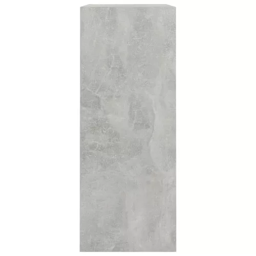  2 szintes betonszürke forgácslap könyvszekrény 80x30x76,5 cm 
