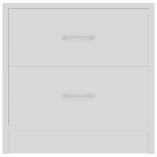  fehér szerelt fa éjjeliszekrény 40 x 30 x 40 cm