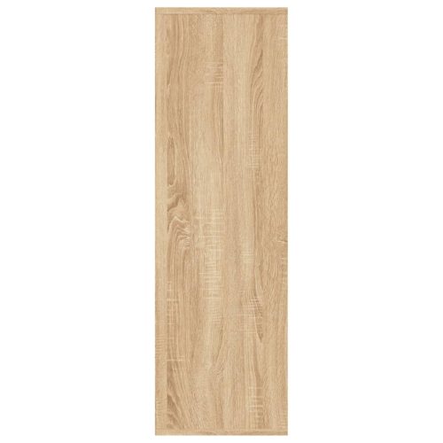  sonoma tölgy színű szerelt fa könyvszekrény 98 x 29 x 97,5 cm