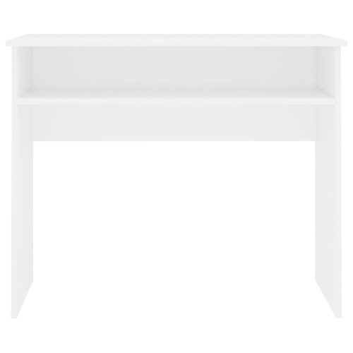  fehér szerelt fa íróasztal 90 x 50 x 74 cm