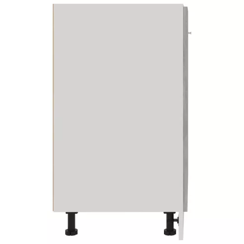  “Lyon” betonszürke szerelt fa alsószekrény 60 x 46 x 81,5 cm