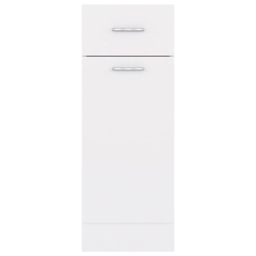  “Lyon” fehér szerelt fa fiókos alsószekrény 30 x 46 x 81,5 cm