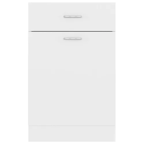  “Lyon” fehér szerelt fa fiókos alsószekrény 50 x 46 x 81,5 cm