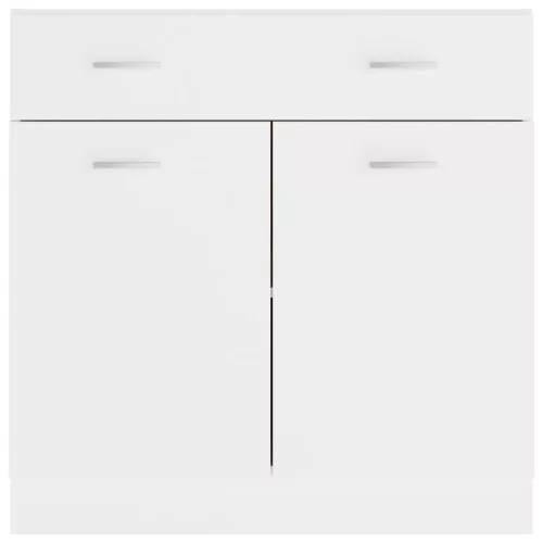  “Lyon” fehér szerelt fa fiókos alsószekrény 80 x 46 x 81,5 cm