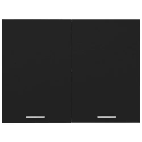  “Lyon” fekete szerelt fa függő szekrény 80 x 31 x 60 cm