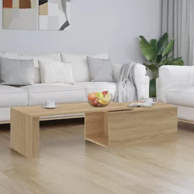    sonoma tölgy színű szerelt fa dohányzóasztal 150 x 50 x 35 cm