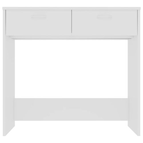  fehér szerelt fa íróasztal 80 x 40 x 75 cm