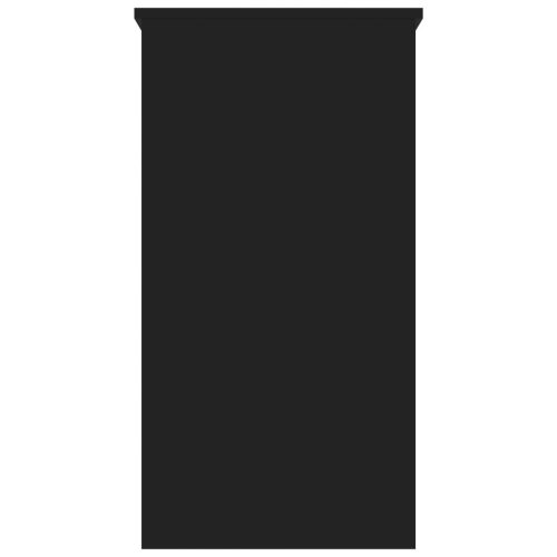  fekete szerelt fa íróasztal 80 x 40 x 75 cm