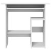  fehér szerelt fa íróasztal 80 x 45 x 74 cm