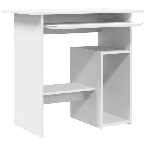  fehér szerelt fa íróasztal 80 x 45 x 74 cm