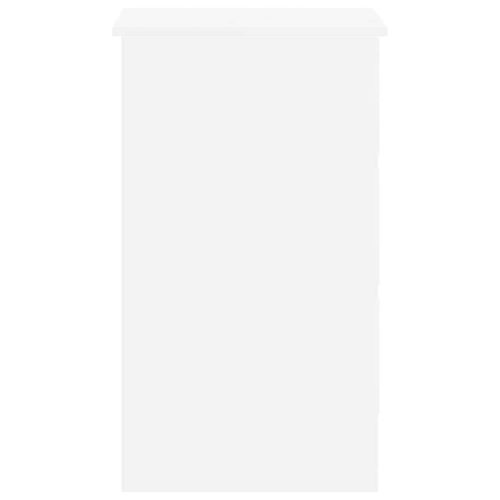  fehér szerelt fa íróasztal 90 x 45 x 76 cm