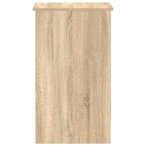  sonoma tölgy színű szerelt fa íróasztal 90 x 45 x 76 cm