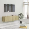  sonoma tölgy szerelt fa TV-szekrény 120 x 30 x 30 cm
