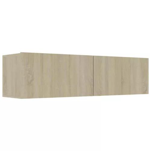  sonoma tölgy szerelt fa TV-szekrény 120 x 30 x 30 cm