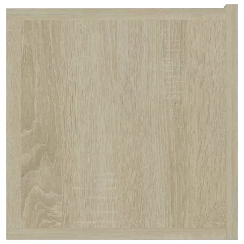  sonoma tölgy szerelt fa TV-szekrény 120 x 30 x 30 cm