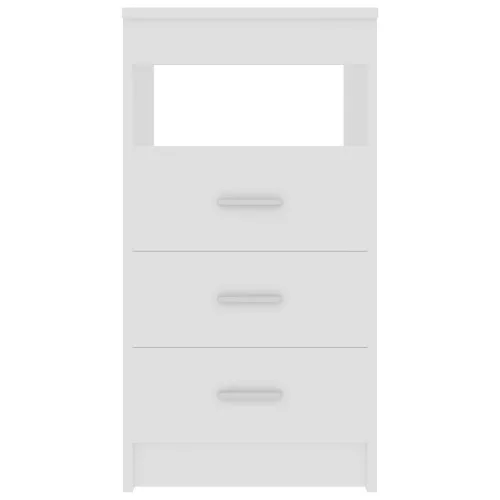  fehér szerelt fa fiókos szekrény 40 x 50 x 76 cm