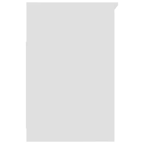  fehér szerelt fa fiókos szekrény 40 x 50 x 76 cm