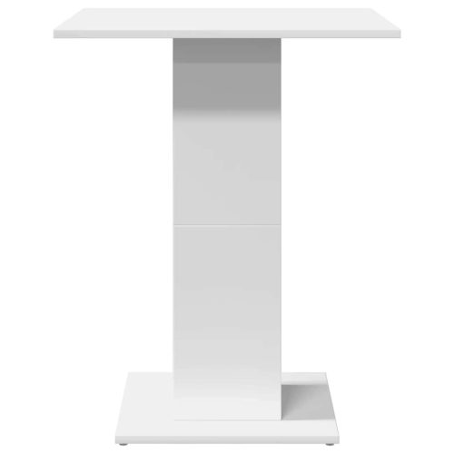  fehér szerelt fa bisztróasztal 60 x 60 x 75 cm