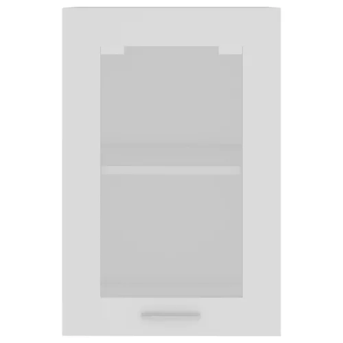  “Lyon” fehér szerelt fa függő üvegszekrény 40 x 31 x 60 cm