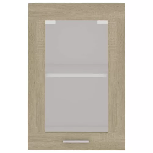  “Lyon” sonoma tölgy szerelt fa függő üvegszekrény 40x31x60 cm