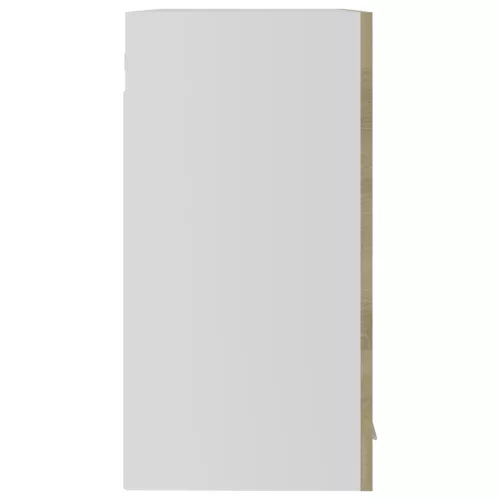  “Lyon” sonoma tölgy szerelt fa függő üvegszekrény 60x31x60 cm