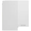  “Lyon” fehér szerelt fa függő sarokszekrény 57 x 57 x 60 cm