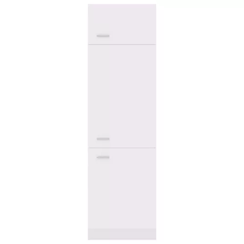  “Lyon” fehér szerelt fa szekrény hűtőhöz 60 x 57 x 207 cm