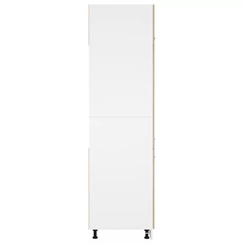  sonoma tölgy színű szerelt fa szekrény hűtőhöz 60 x 57 x 207 cm