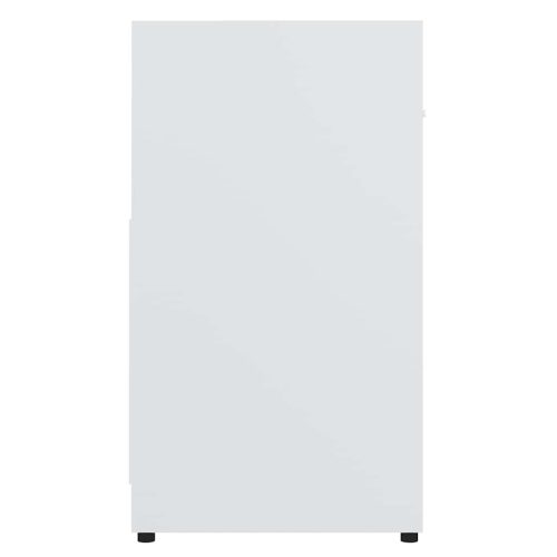  fehér szerelt fa fürdőszobaszekrény 60 x 33 x 61 cm