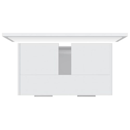  fehér szerelt fa fürdőszobai bútorszett