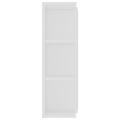  fehér szerelt fa fürdőszobai tükör 80 x 20,5 x 64 cm