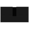 fekete szerelt fa fürdőszobaszekrény 60 x 33 x 61 cm