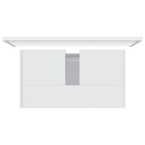  fehér szerelt fa fürdőszobai bútorszett