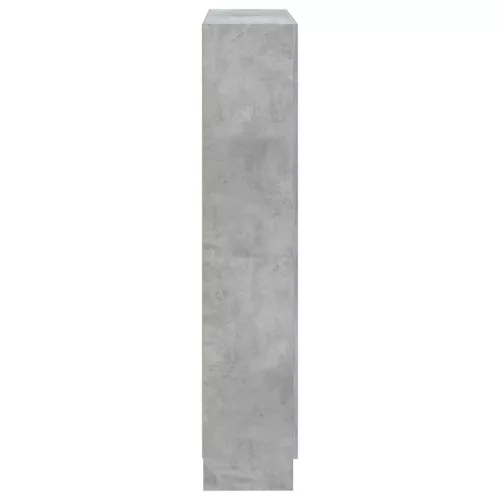  betonszürke szerelt fa könyvszekrény 82,5 x 30,5 x 150 cm