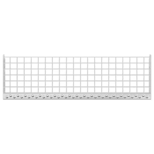 1 db horganyzott acél rácsos lépcsőfok 60 x 24 x 7 cm