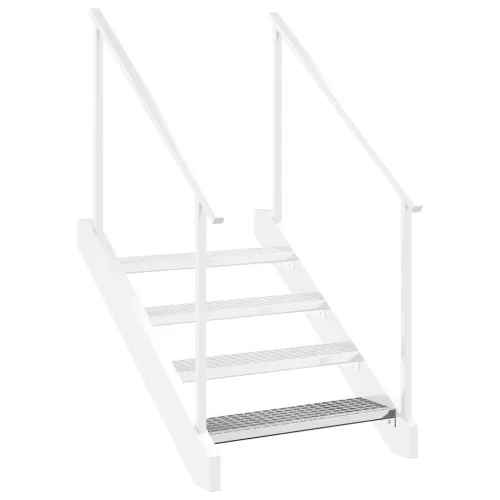 1 db horganyzott acél rácsos lépcsőfok 60 x 24 x 7 cm