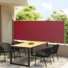VID behúzható oldalsó terasznapellenző 117 x 300 cm - piros