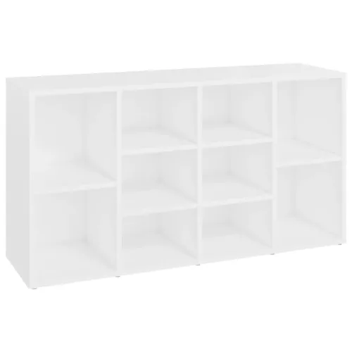  fehér szerelt fa cipőtároló pad 103 x 30 x 54,5 cm