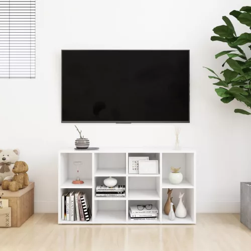  fehér szerelt fa cipőtároló pad 103 x 30 x 54,5 cm