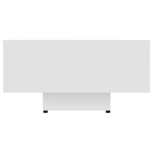  fehér szerelt fa dohányzóasztal 100x49,5x31 cm